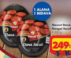NAMET DANA KANGAL SUCUK 200 G fiyat ve kampanya bilgisi